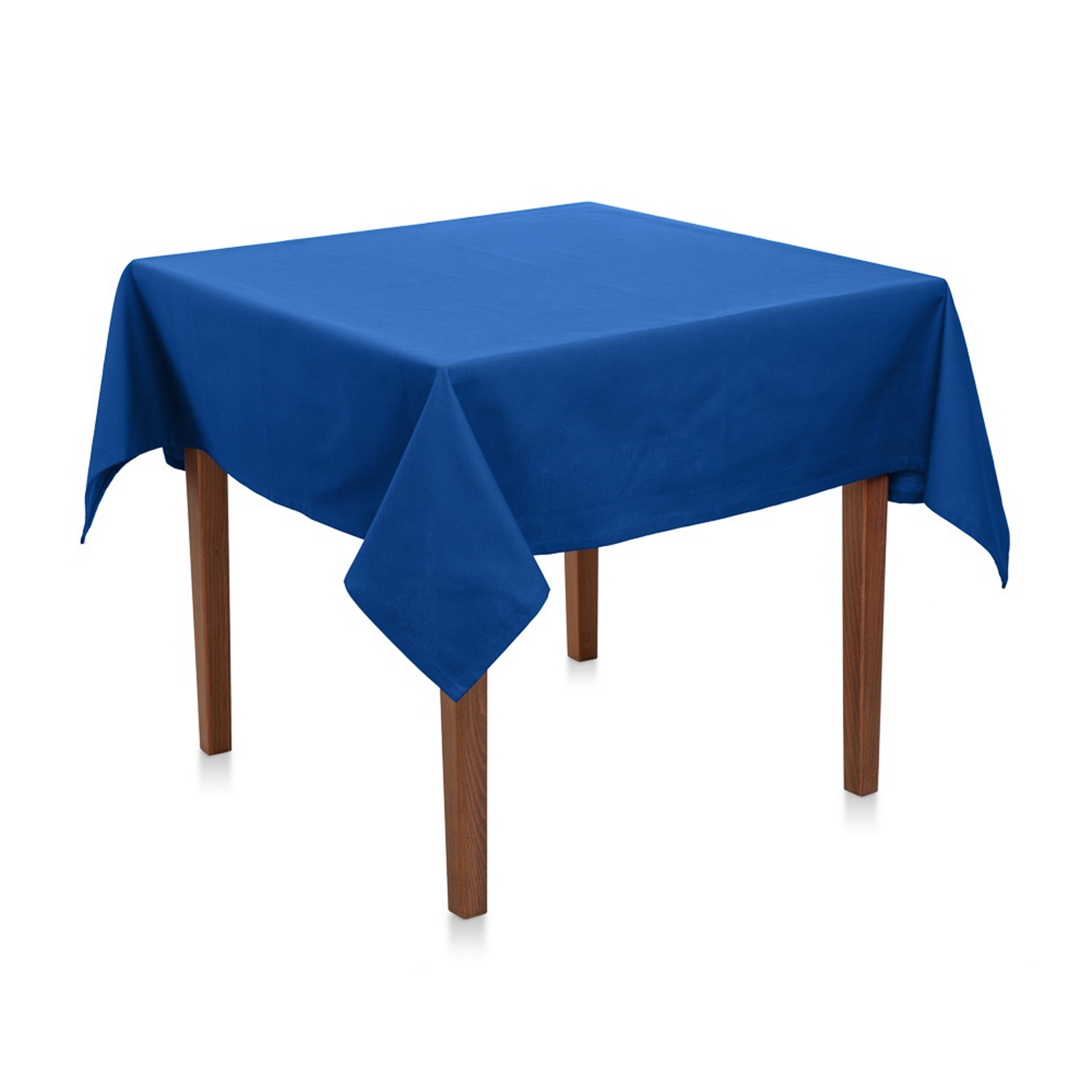 Tischdecke Uni Polyester-Kobalt Blau / 80x80 cm