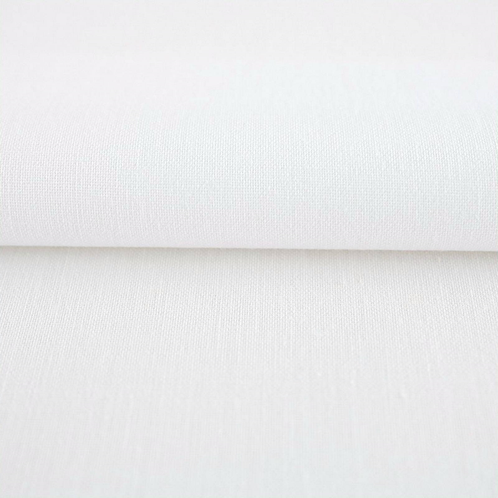 Tischdecke Weiß Baumwolle Linon