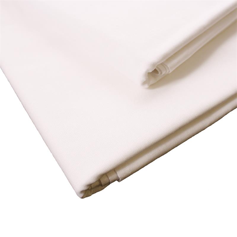 Bettlaken 150x250 cm Weiß Baumwolle 2er Pack