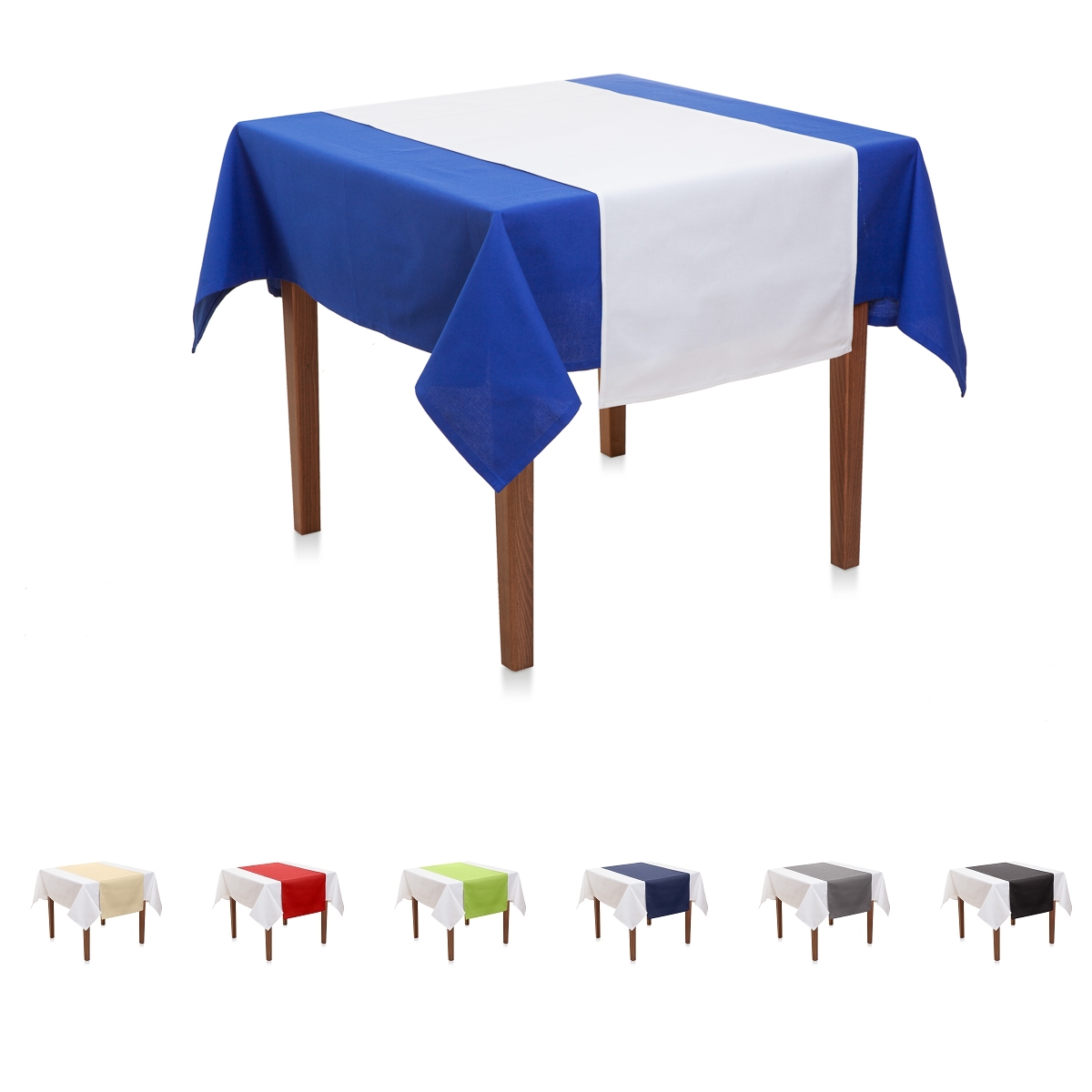 Tischläufer 40x130 cm Uni Teflon Beschichtet-Weiß