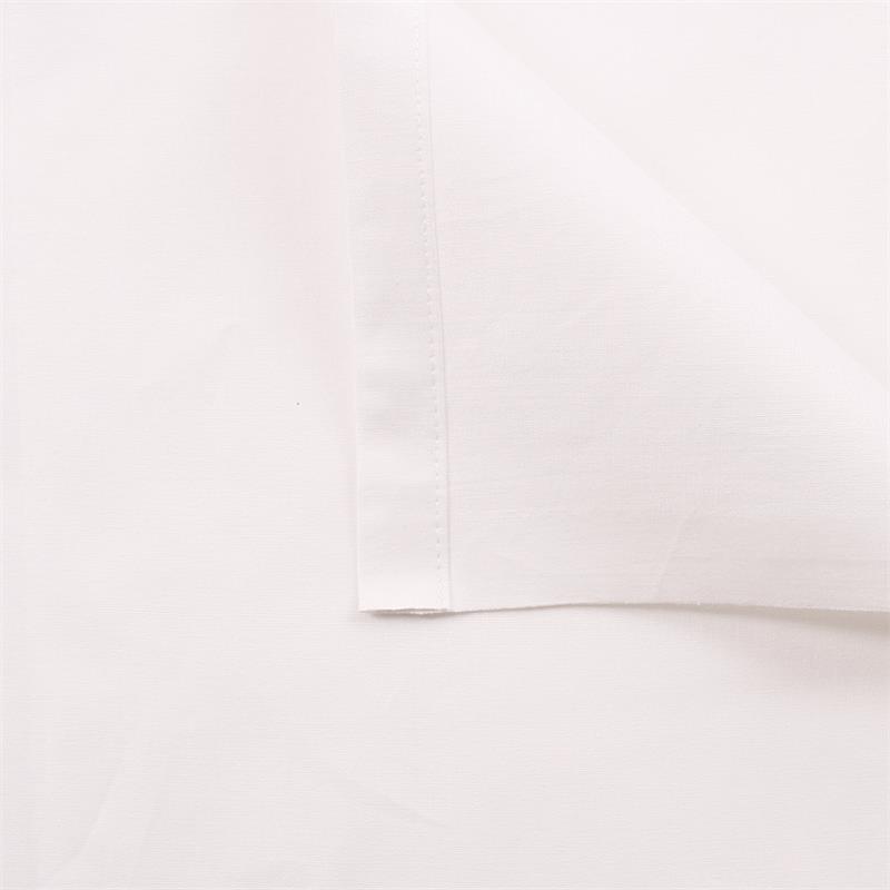 Bettlaken 180x290 cm Uni Weiß Baumwolle