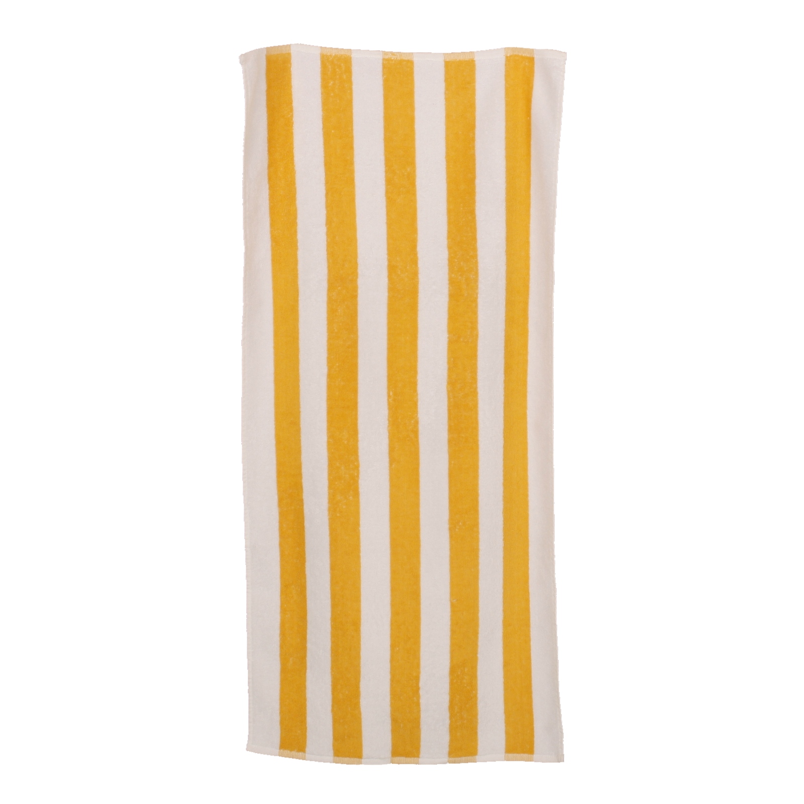 Handtuch 50x100 cm Arika Streifen Weiß Gelb