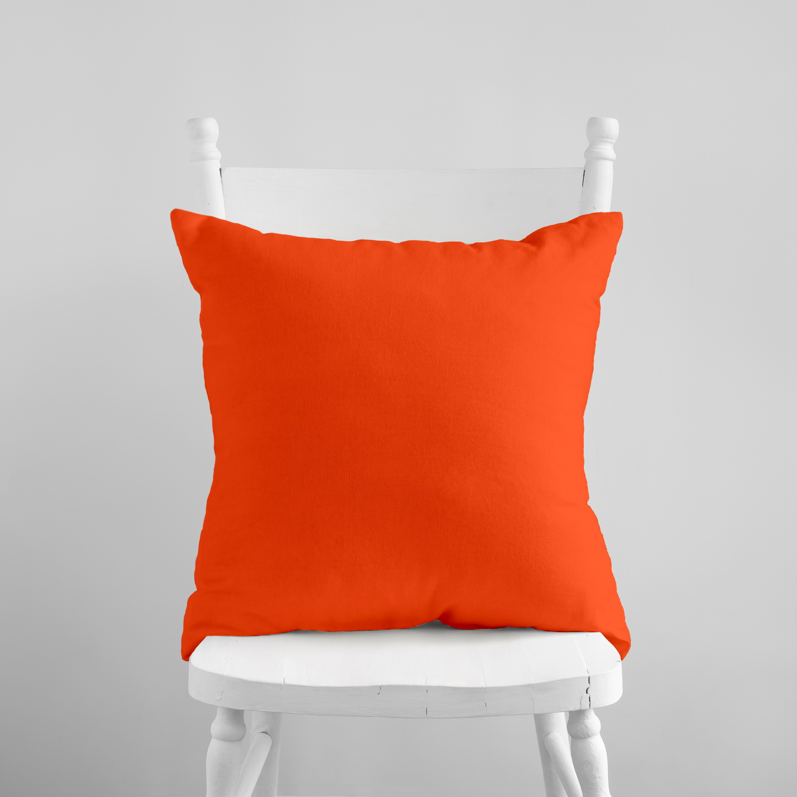 Komplettkissen Polyester-Orange / 50x50 cm
