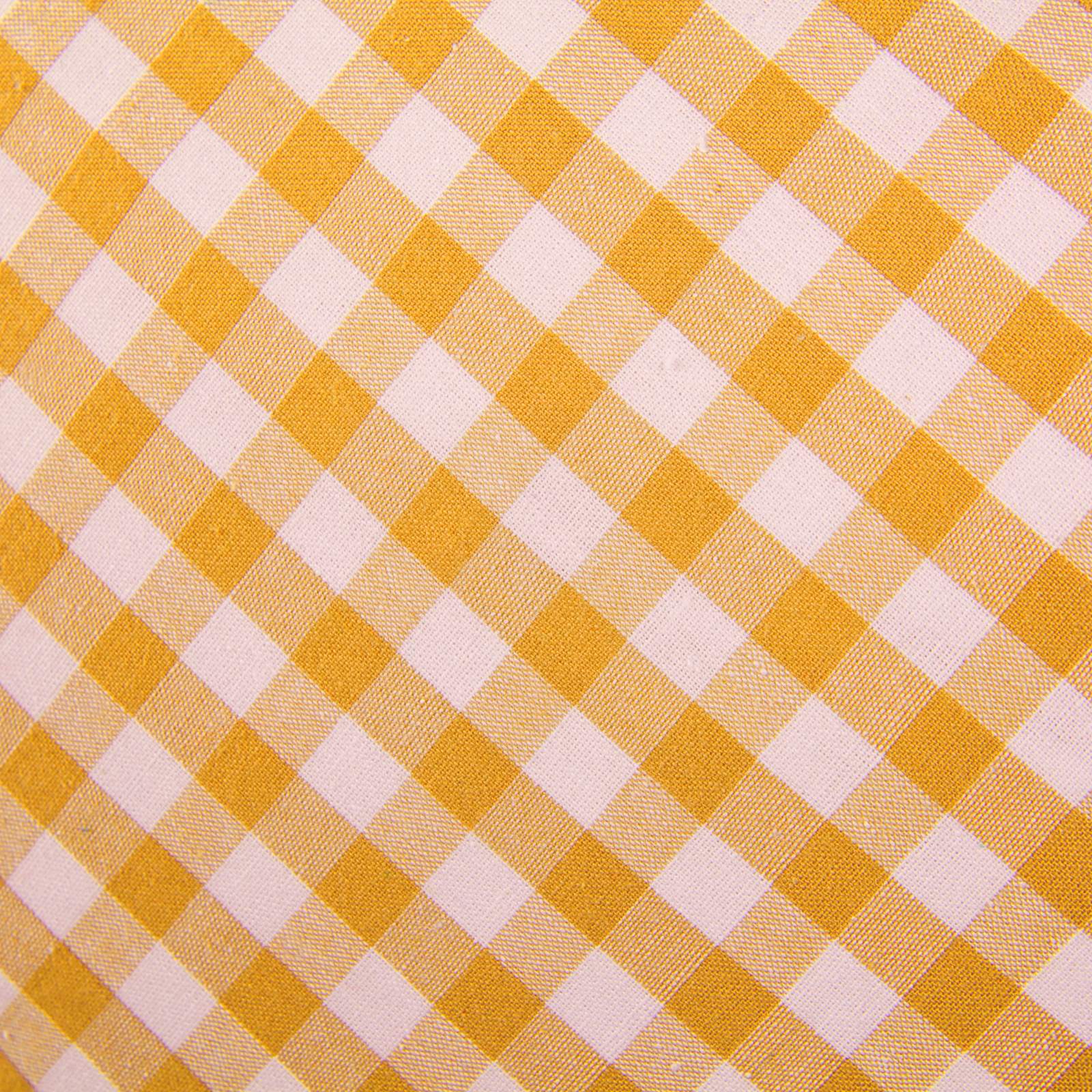 Kissenbezug 30x30 cm Karo 1x1 cm-Gelb