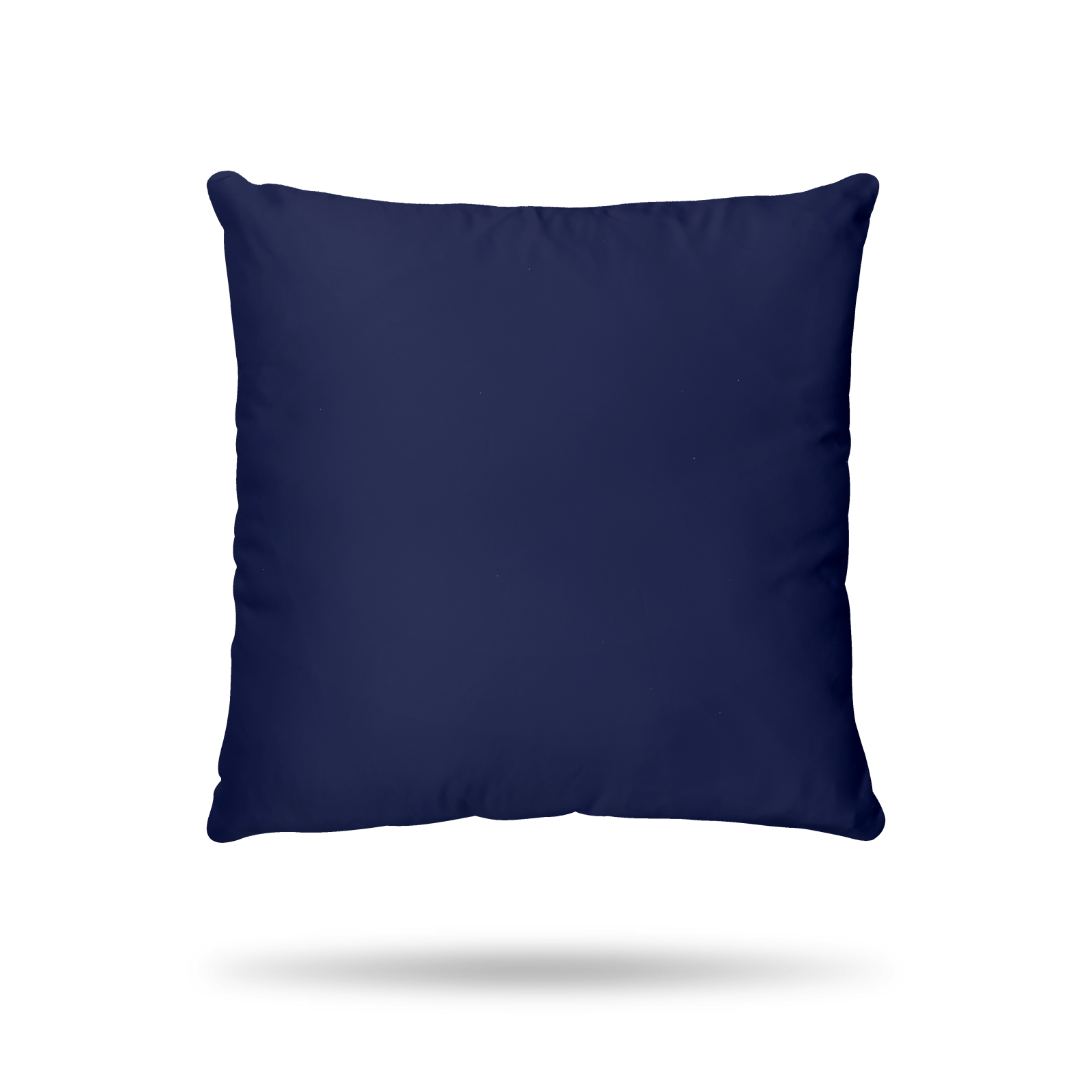 Komplettkissen Baumwolle Linon-Marine Blau / 50x50 cm