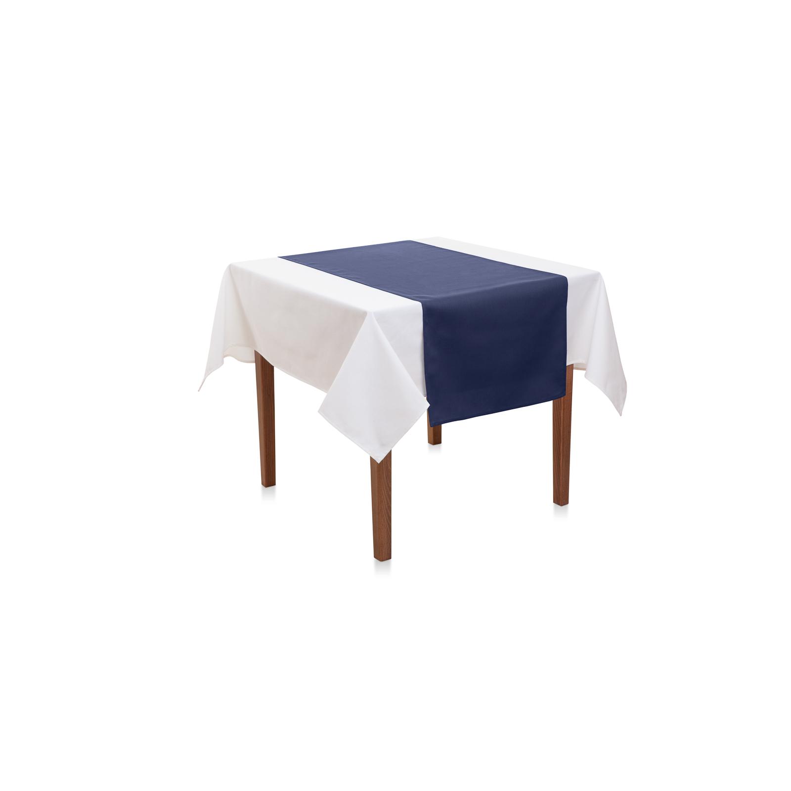 Tischläufer 45x145 cm Baumwolle Canvas-Marine Blau