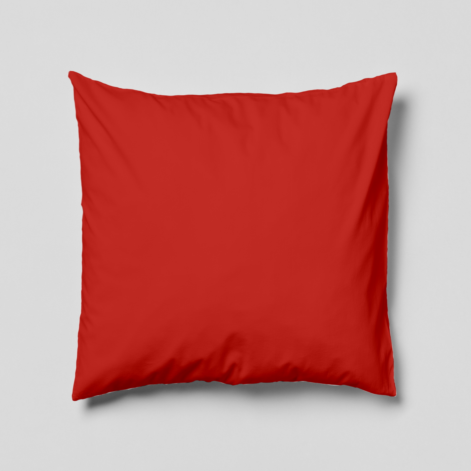 Komplettkissen Polyester-Rot / 50x50 cm