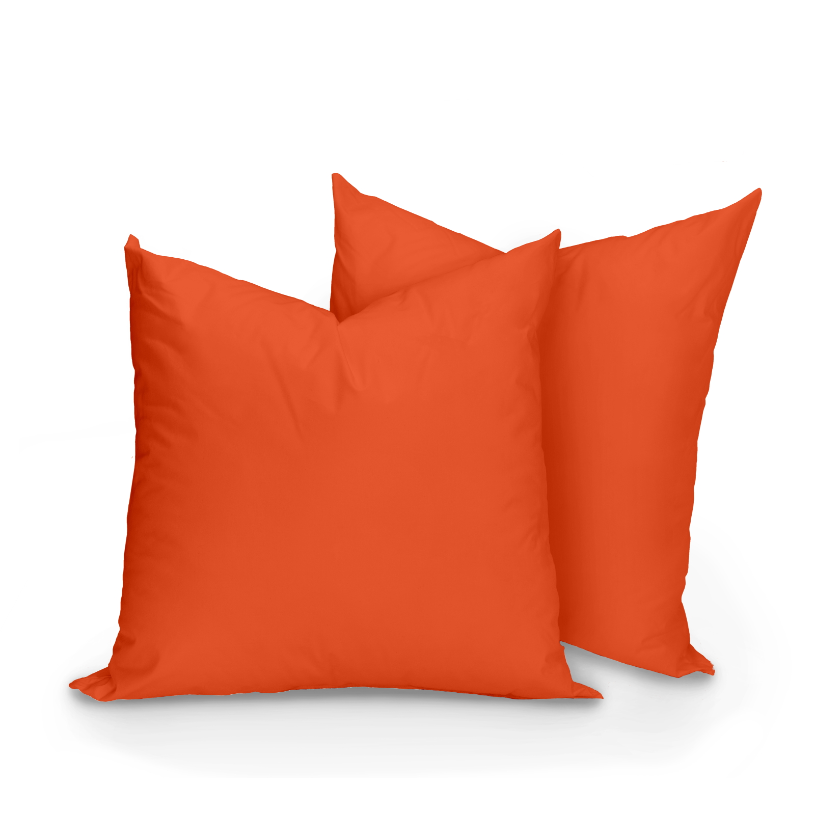 Komplettkissen Linon 2er Set - 50x50 - Orange