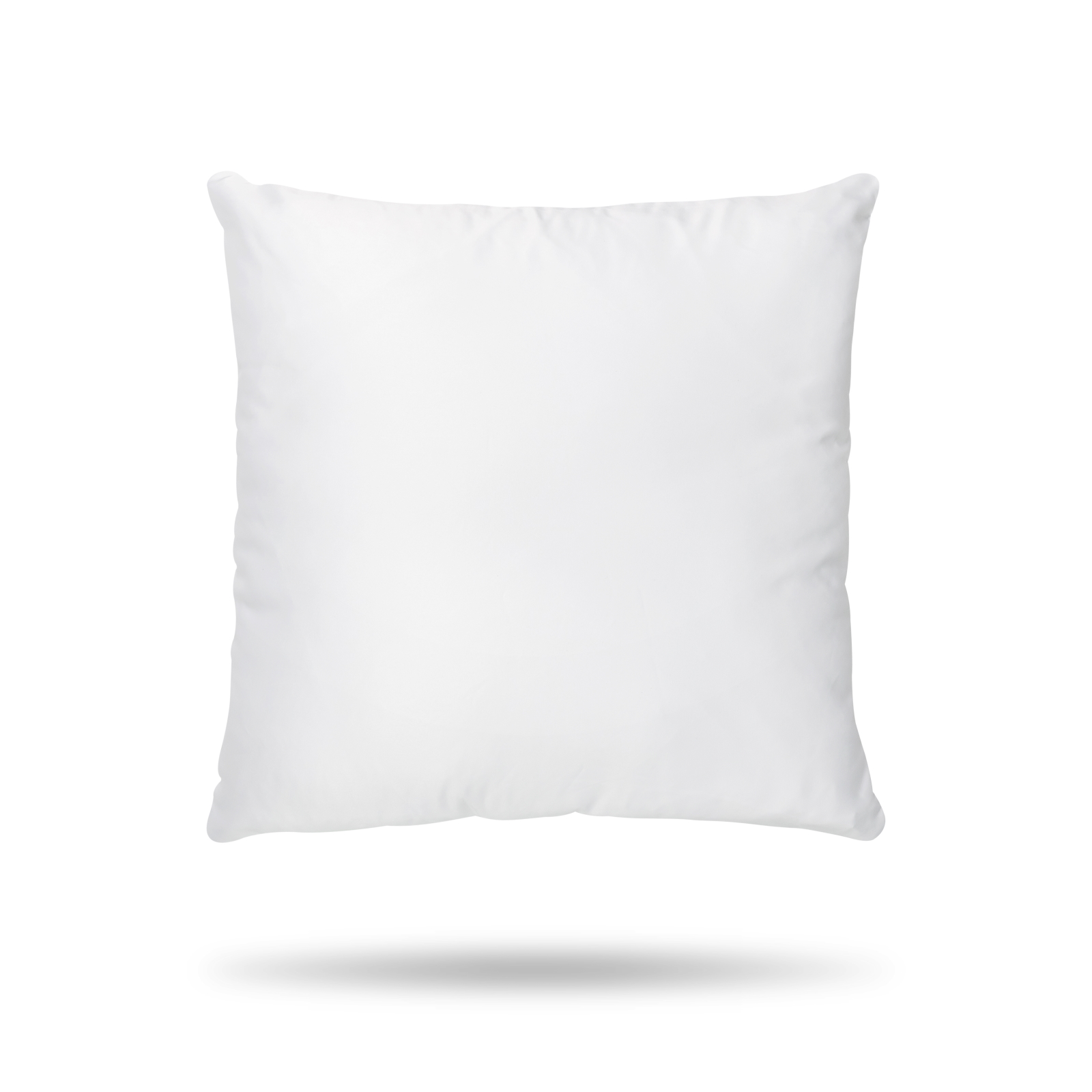 Komplettkissen Baumwolle Linon-Weiß / 50x50 cm