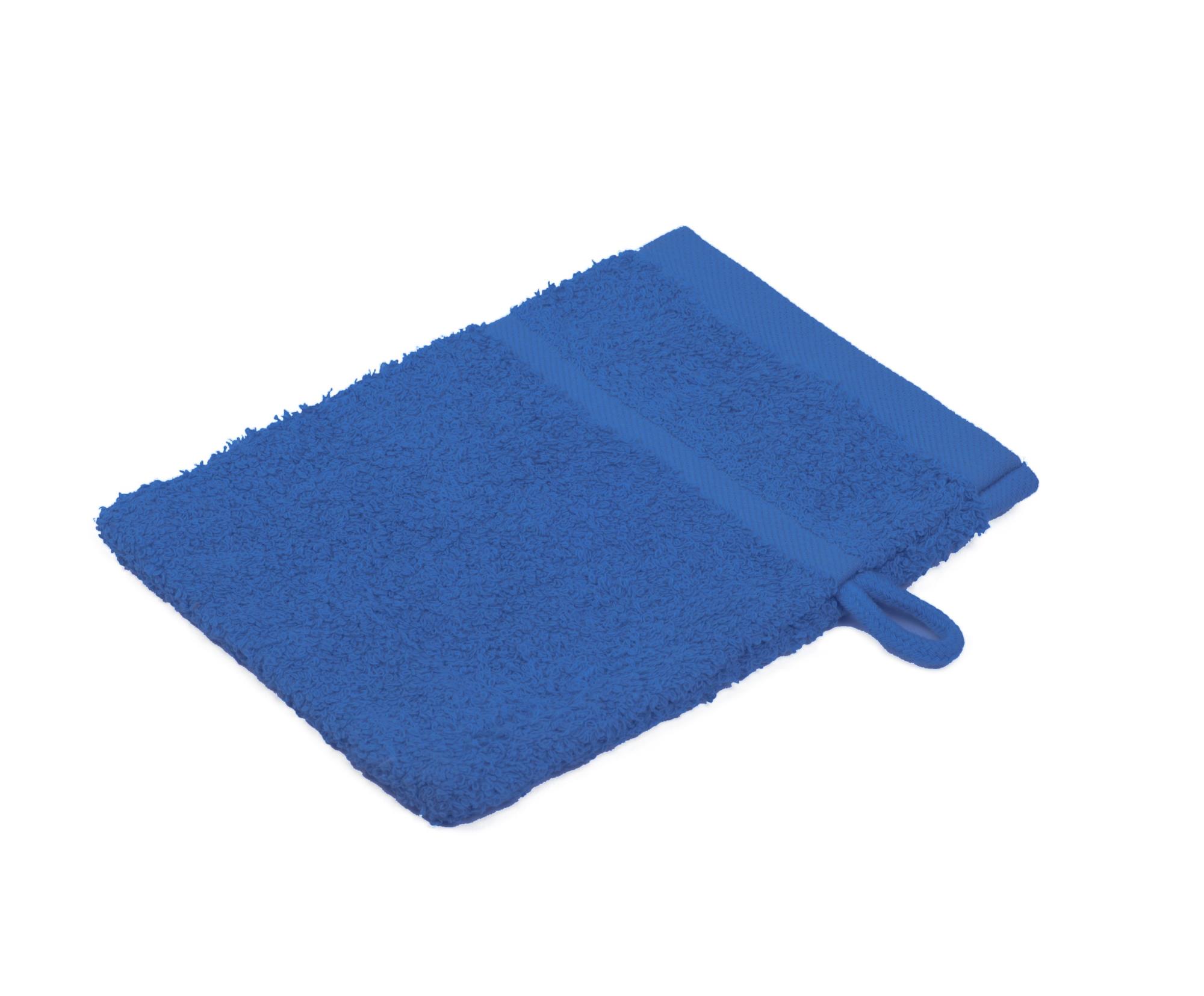 Gözze Waschhandschuh Sylt 15x20 cm einfarbig-51-kobaltblau